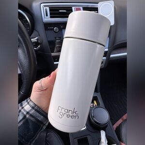 Frank Green White Insulated Coffee Tumbler Like New